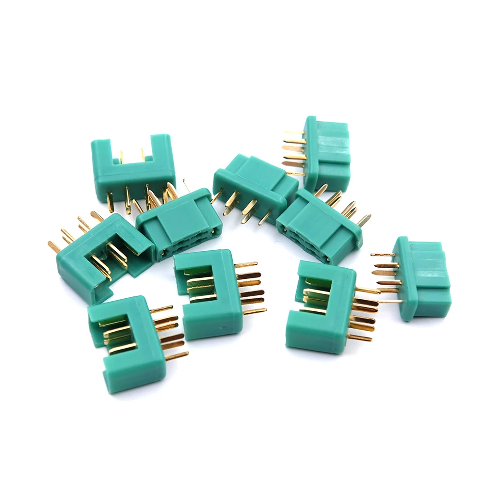 Amass MPX6 MPX 6 pines macho hembra conector chapado en oro 30A enchufe para RC planeador avión Drone juguetes DIY piezas de herramientas