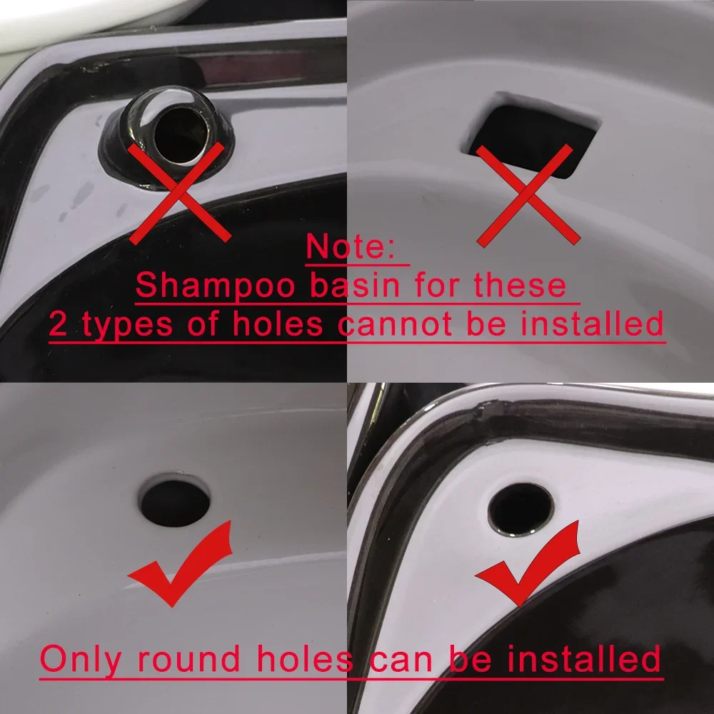 Spa de cabeça de fornecimento de fábrica com circulação de água Chuveiro de dobra com travesseiro para cama de shampoo