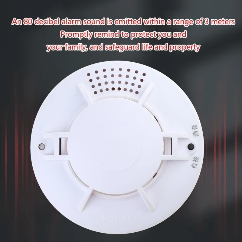 Temperature Sensing Alarm Smoke Detector Alarm Smoke Alarms Easy to Install with Light Sound Warning Durable best sale