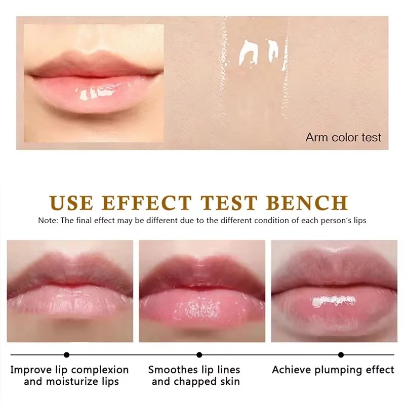 Volumen instantáneo, aceite regordete de labios, colágeno, brillo de labios, crema hidratante, reparación de maquillaje, aumenta la elasticidad, Cosméticos de labios sexys