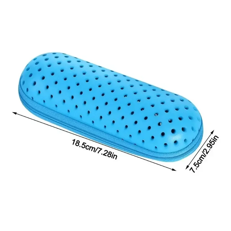 EVA Schwimmbrille Aufbewahrungsbox Schutzhülle Weiche Brillenbox Schwimmausrüstung Atmungsaktive Brillenschutz Studenten