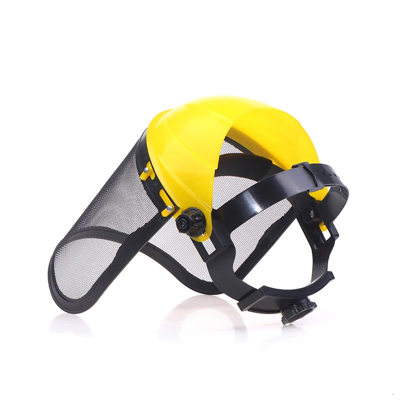 Cappello per casco di sicurezza per tagliaerba da giardino 1PC con maschera protettiva in rete integrale per protezione forestale con decespugliatore