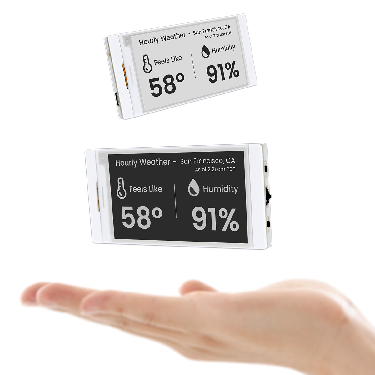 CrowPanel ESP32 3,7-дюймовый дисплей HMI из электронной бумаги 240*416, черный/белый цвет, управляемый интерфейсом SPI для Arduino/ESP/MicroPython