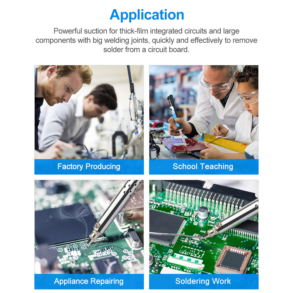 AC 110V/220V 전기 주석 흡입 빨판 펜 납땜 인두 30W PCB 솔더 흡입 디 솔더링 기계 진공 펌프 용접 도구