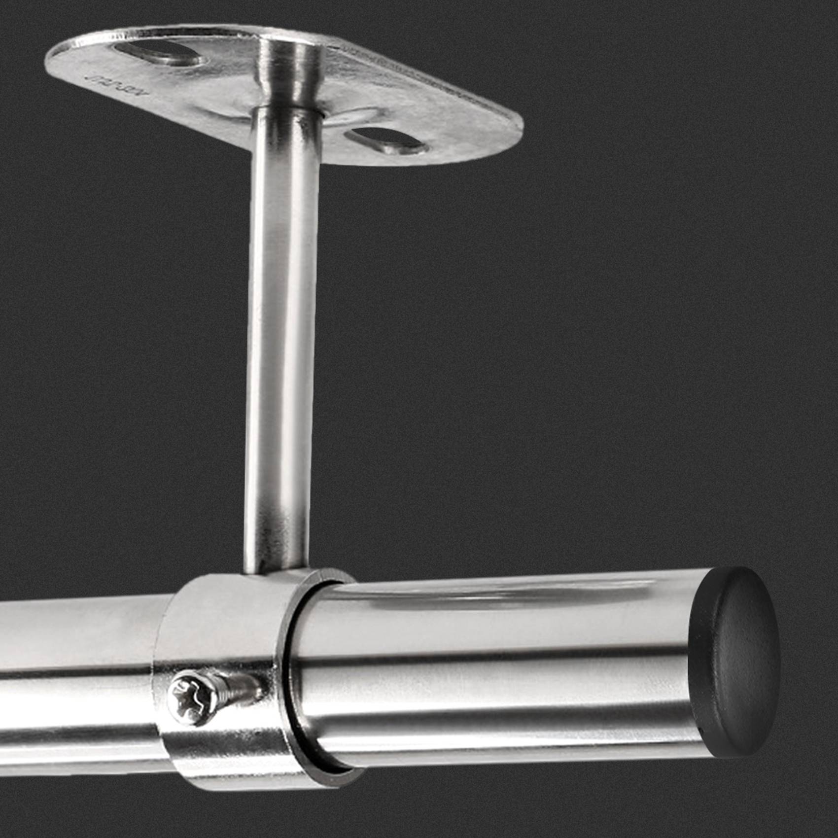 Blindstopfen, runde Rohreinsatzabdeckung, 19 mm Durchmesser, 20 Stück, schwarz