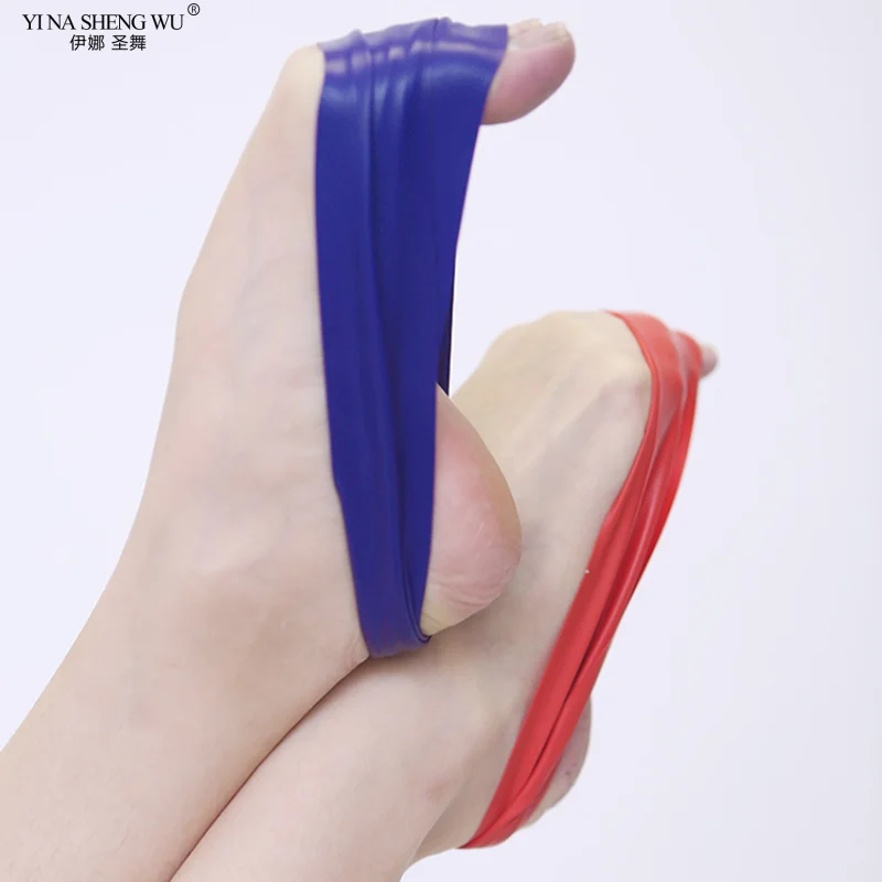 บัลเล่ต์ Professional Practice ยืด Instep วงยืดหยุ่นเต้นรําวงยืดฟุตเต้นรํานักเรียนกด Instep Artifact