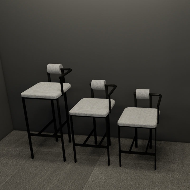 Silla de Bar de estilo Industrial Simple, taburete alto nórdico para el hogar, silla de escritorio frontal de pie alto, taburete de mostrador, nuevo