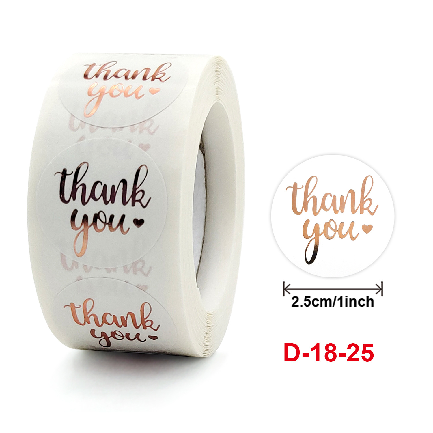 100-500 Chiếc 1-1.5Inch Tặng Niêm Phong Cảm Ơn Bạn Dán Giáng Sinh Thiết Kế Thêu Sò Lễ Hội Trang Trí Tiệc Sinh Nhật hãng Đĩa