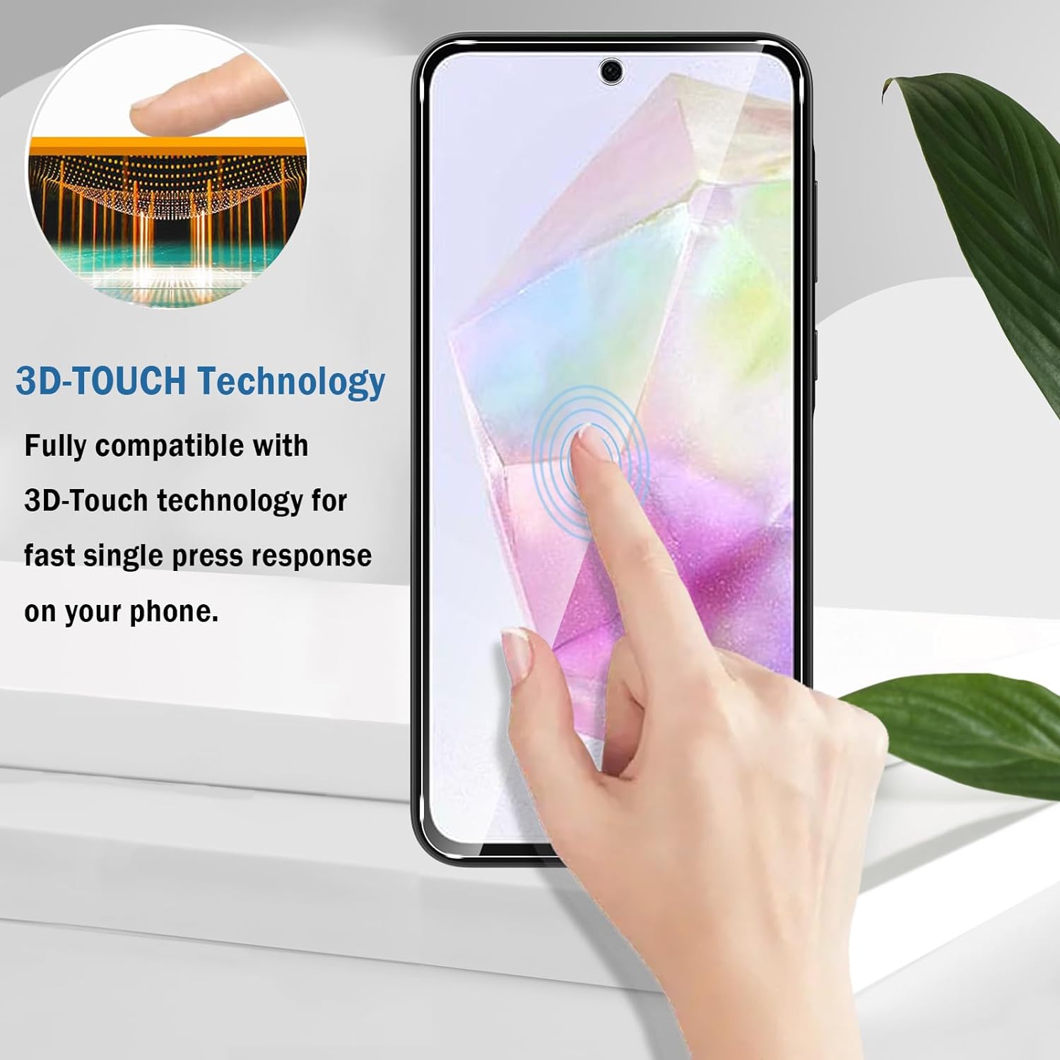 1/4Pcs Protective Tempered Glass For Samsung Galaxy A35 5G Screen Protector