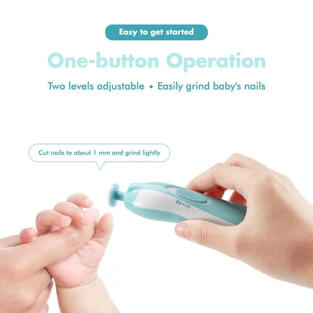 Baby Electric Nail Trimmer Kid Nail Polisher Tool Baby Care Multifunctional Fingernail Cutter Trimmer Infant Manicure Set