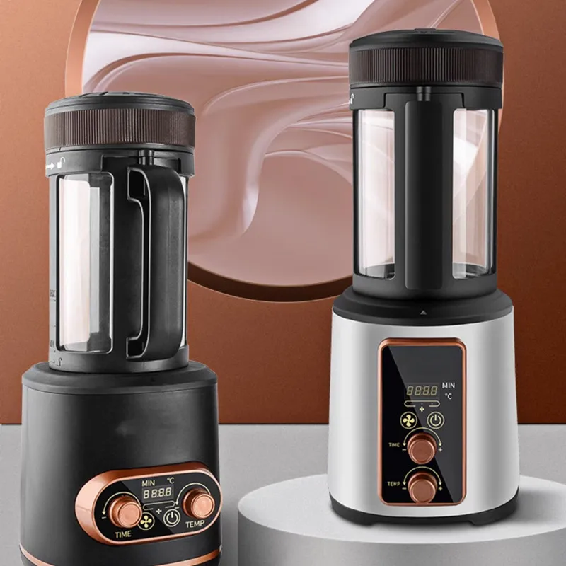 Tostatore per chicchi di caffè Piccola temperatura commerciale per uso domestico che regola e raffreddamento Cucina per arrosto di chicchi ad aria calda con temporizzazione automatica