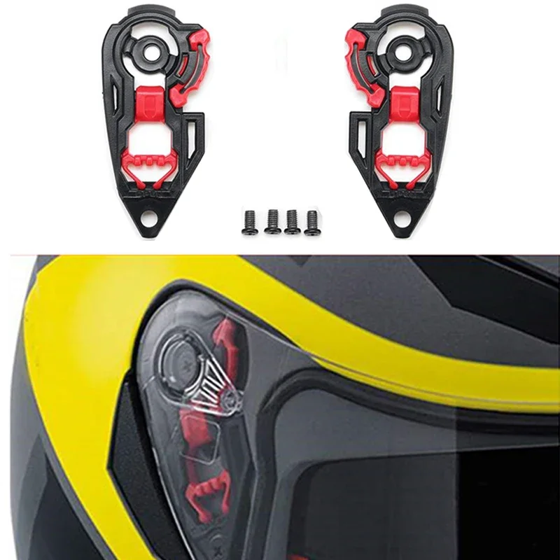 Motocicleta Capacete Visor Base Lock, Capacete Mecanismo, Capacete Shield Lock, Peças e Acessórios, AGV K1, K3SV, K5