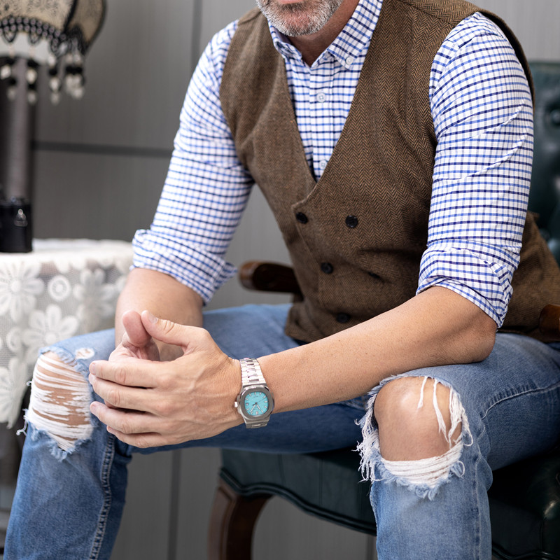 Coletes de terno masculino com decote em v, lã espinha de peixe, tweed, colete duplo breasted, smoking, padrinhos para casamento