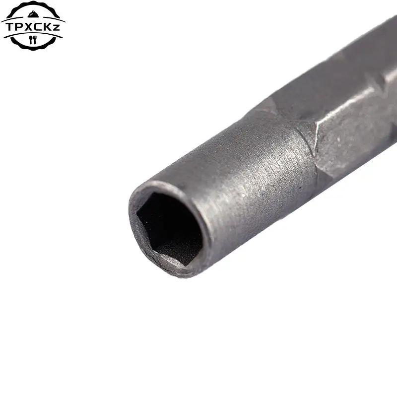 1pc 6.35mm 1/4" Insert Bit Adapter To System 4mm Hex Shank Electric Screwdriver Tool Micro Bit Socket Adaptor Holder