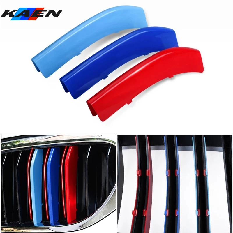 3szt Listwa ozdobna maski samochodowej do BMW X1 X2 X3 X4 X5 X6 X7 E84 F48 F49 F39 E83 F25 G01 F26 G02 E70 F15 E53 G05 E71 E72 F16 G06 G07