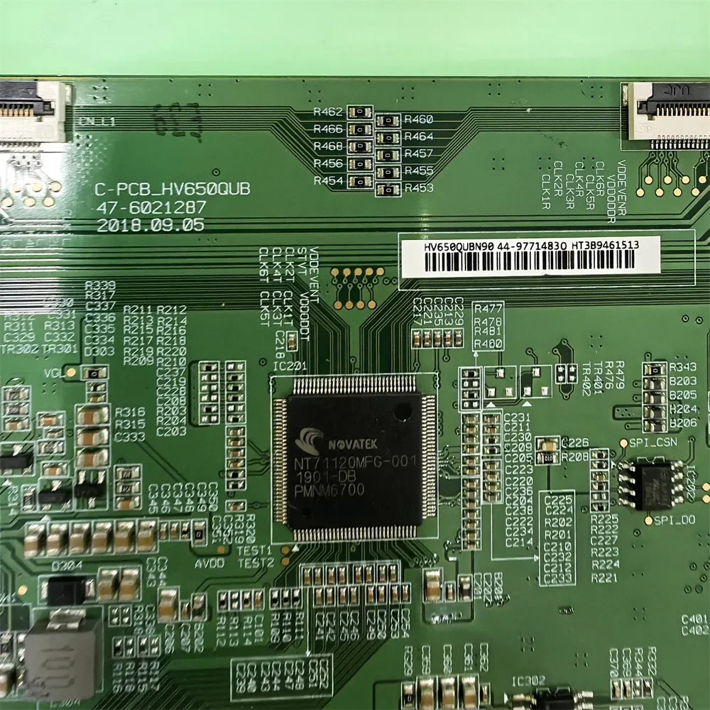 テレビ用のオリジナルT-CONロジックボード,C-PCB-HV650QUB, 47-6021287,hv650qubn90,44-97714830, L65M5-4X,65ul2063db,65u2963db