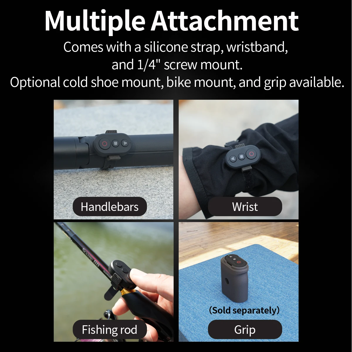 Bluetooth Remote Control for Insta360 X5 X4 X3 X2 Insta 360 Ace Pro 2 GoPro 13 12, Photography Shutter Release Button Controller