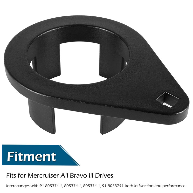 Blackhawk Drive Bearing Carrier Tool 91-805374 & Bearing Carrier Retainer Nuts Tool 91-8053741 for Mercruiser Bravo III Three 3