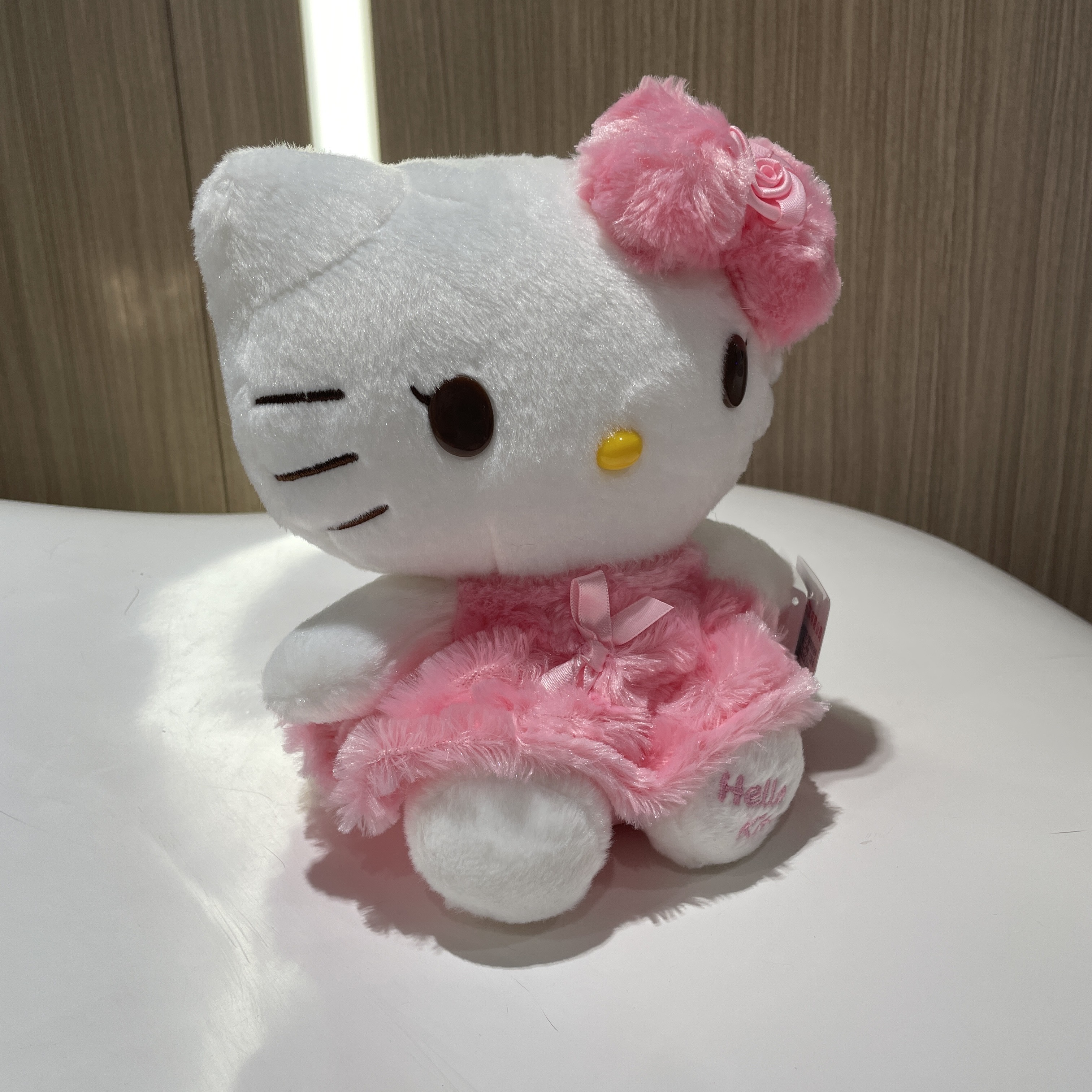 100 % echte Sanrio Hello Kitty Cinnamoroll Kuromi Melody Stoffpuppe, bequemes weiches Plüschtier, Valentinstag, Geburtstagsgeschenk