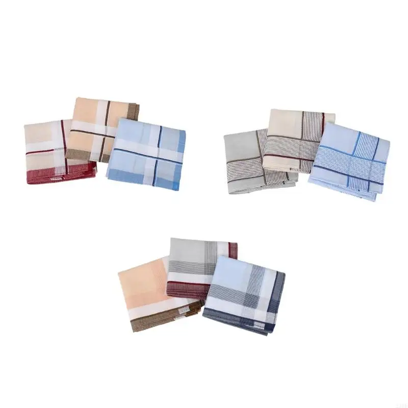 Einzelhandels-/Drop -Versandplaids Pocket Square für Sport, Reisen, Arbeiten, Bräutigam, Hochzeiten, Abschlussball
