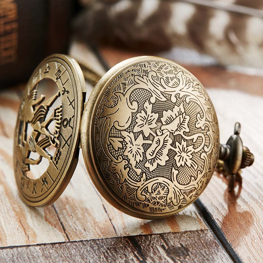 12 personnalité créative collier constellations montres de poche rétro montres de poche pas cher cadeaux de vacances