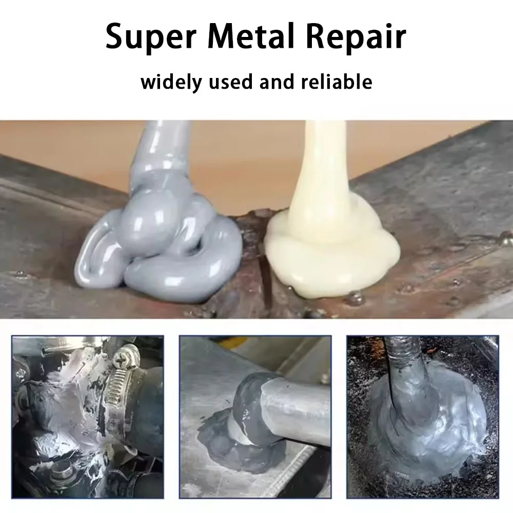 Super Strong Metal Repair Glue Welding High Temperature Resistant AB Glue Metal Plastic Filler Epoxy Adhesive Waterproof Sealant