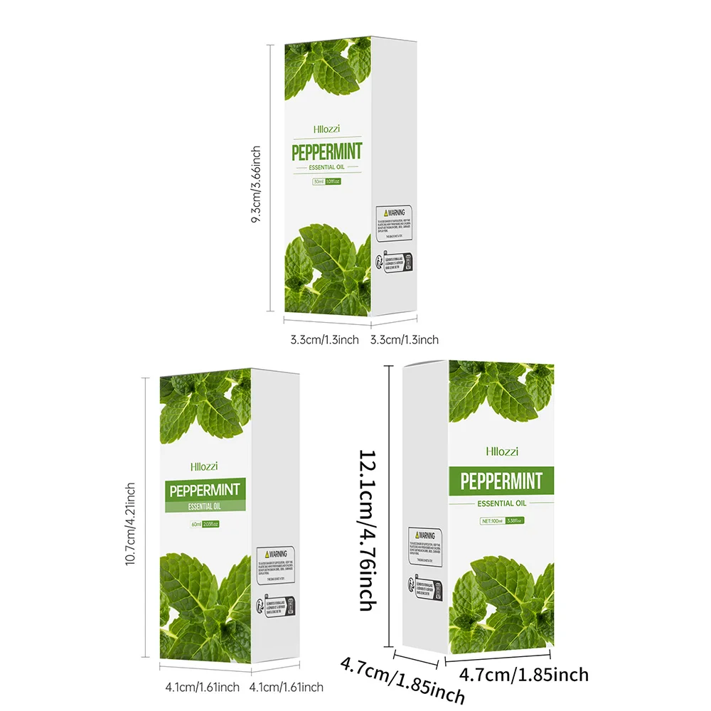 30ml/60ml/100ml 植物エキス ミント ボディケア エッセンシャルオイル 持続性のある軽い香り 顔、髪、肌、体に適しています