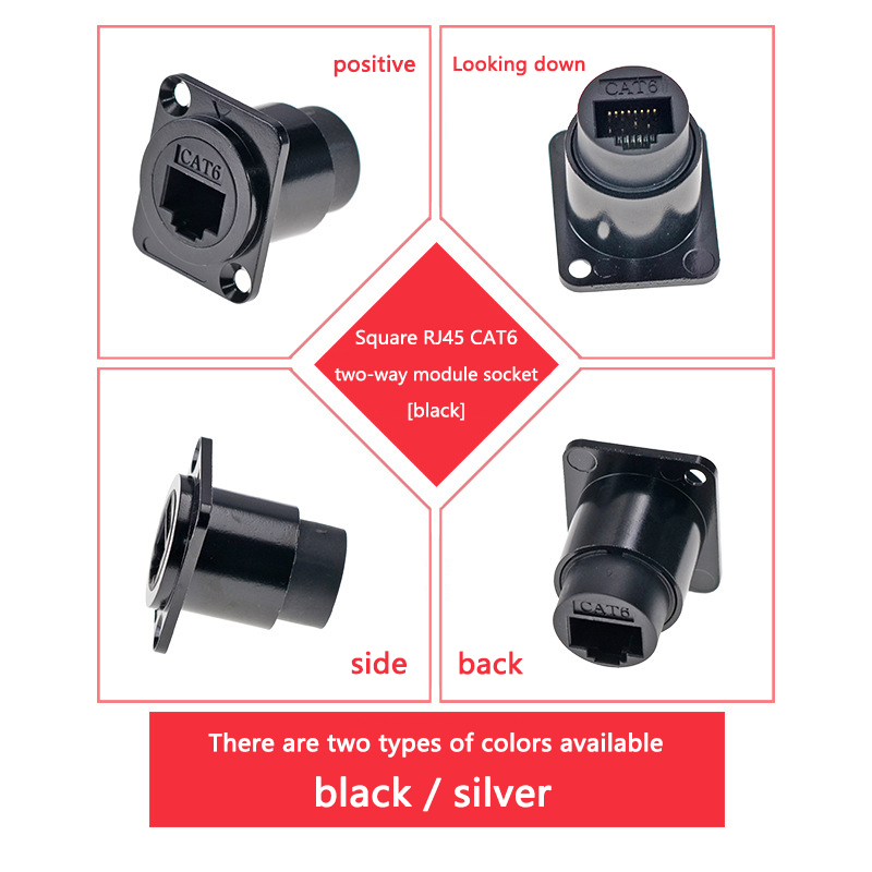 Металлический модуль типа D, 1 шт., RJ45 CAT6, USB 2,0/3,0, тип C и HDMI-разъем, через сетевую панель, электронный разъем