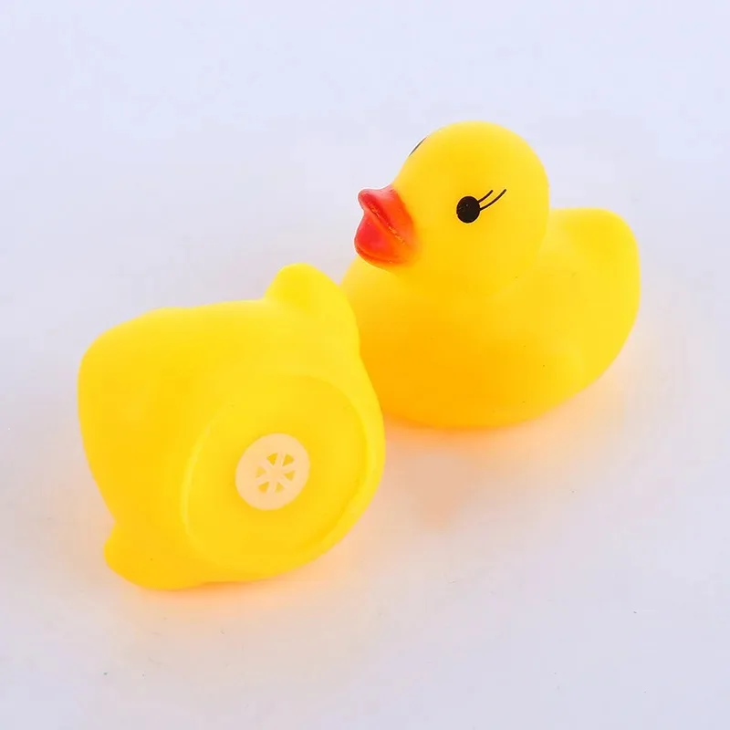 เด็กทารกน่ารักเด็ก Squeaky เป็ดยาง Bath ห้องอาบน้ําน้ําสนุกเกมเล่นทารกแรกเกิดเด็กชายหญิงของเล่นเด็ก