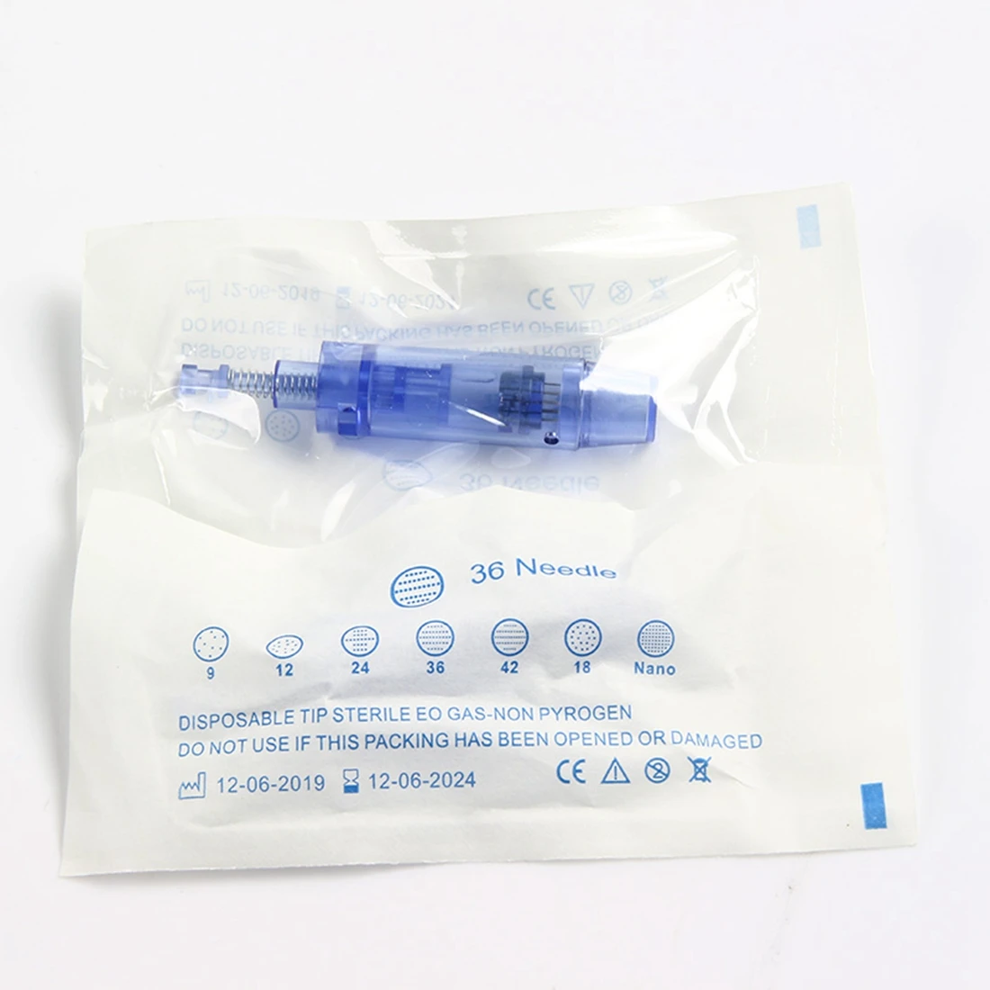 10 Chiếc Dr Bút A1 Thay Thế Kim Hộp Mực 9/12 /24/36/42 Chân Nano Derma Bút Kim Microneedling Hình Xăm kim Đầu