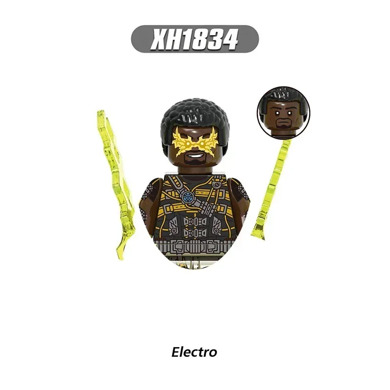 X0328มาร์เวลซูเปอร์ฮีโร่ฮีโร่ฮีโร่สีเขียวอิฐตัวต่อตัวการ์ตูนของเล่นเด็กเพื่อการศึกษาของขวัญวันเกิด