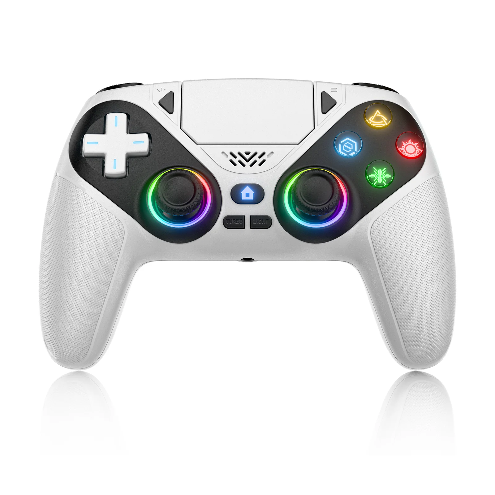 Para Playstation 5 controlador inalámbrico para Ps5 controlador de consola de Pc con Turbo Dual Sense programación de vibración Bluetooth Gamepad