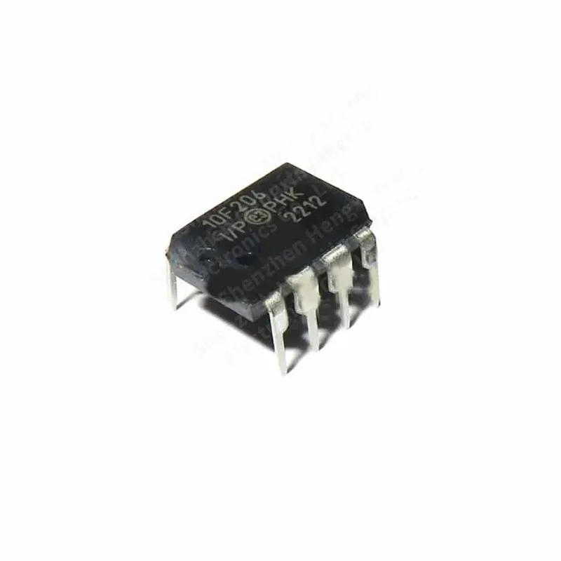 10pcs  PIC10F206-I package DIP-8 in-line MCU chip embedded microcontroller