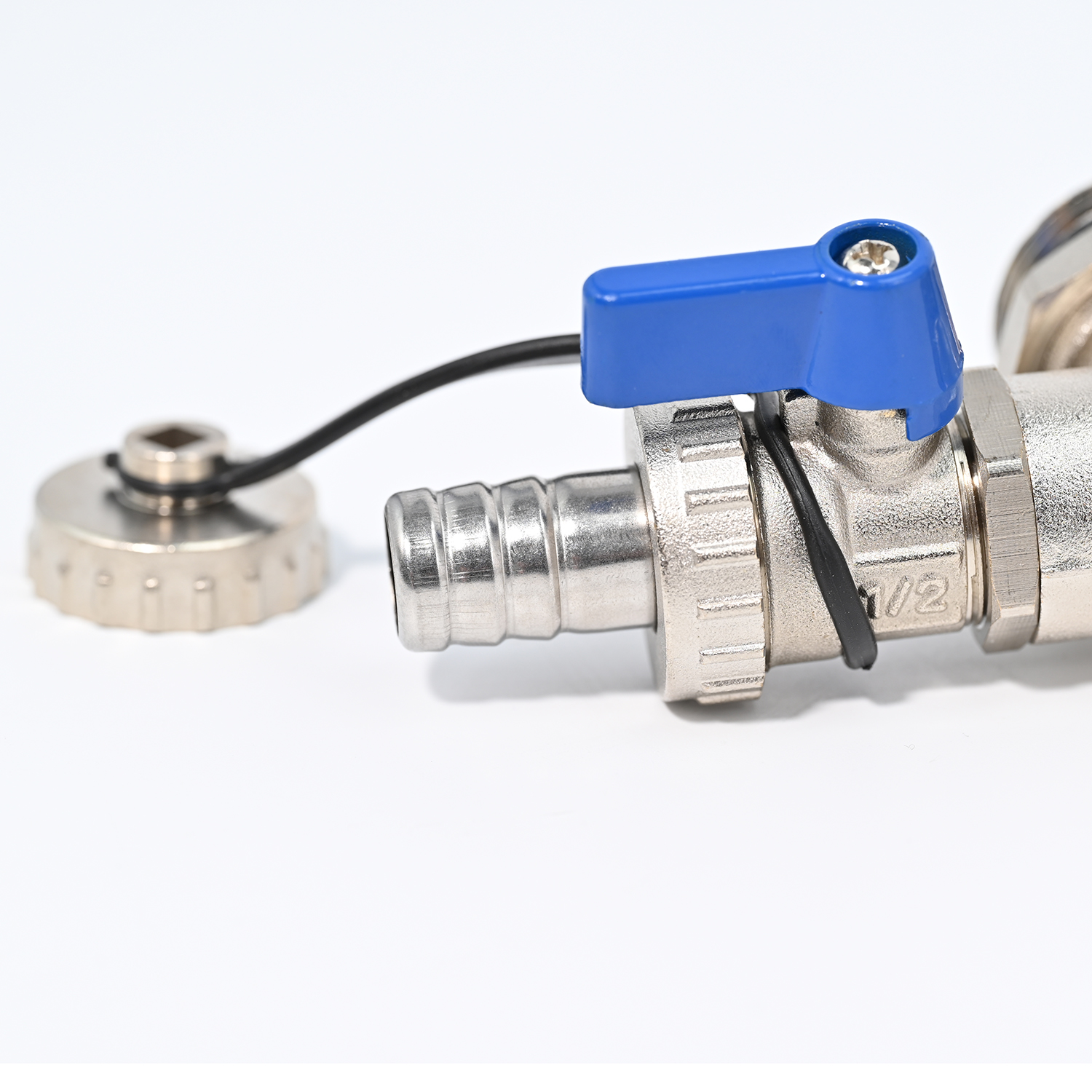 Пара/G1" Конечный элемент для коллектора с автоматическим воздухоотводчиком и дренажным краном