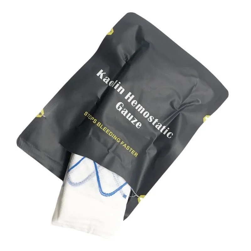 Tactical Emergency Wound Dressing Foldable Portable Hemostatic Gauze First Aid Kit Medical Aseptic Vacuum Seal