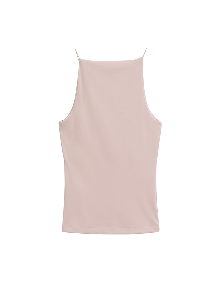 Willshela moda damska jednolita, podstawowa luźna koszulka na ramiączkach Vintage cienkie paski O-Neck bez rękawów kobiece eleganckie bluzki damskie