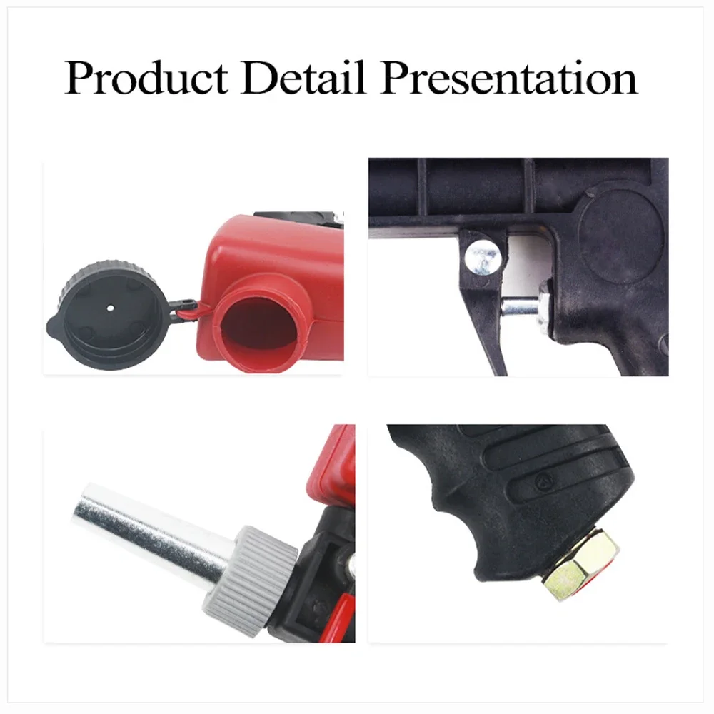 Einstellbare Sands trahl pistole 90 psi tragbare Sands trahler Farb spritz maschine Schwerkraft pneumatische kleine Hands trahl pistole Set