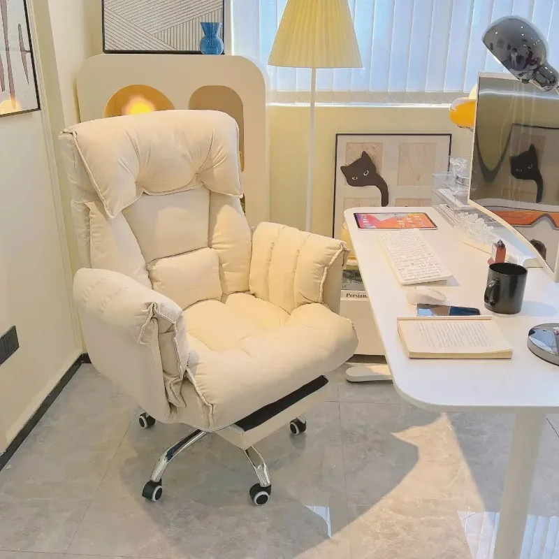 New Model Computer Chair Sedentary Comfortable Home Backrest Sofa Study Office Boss Swivel  E-sports Live Broadcast