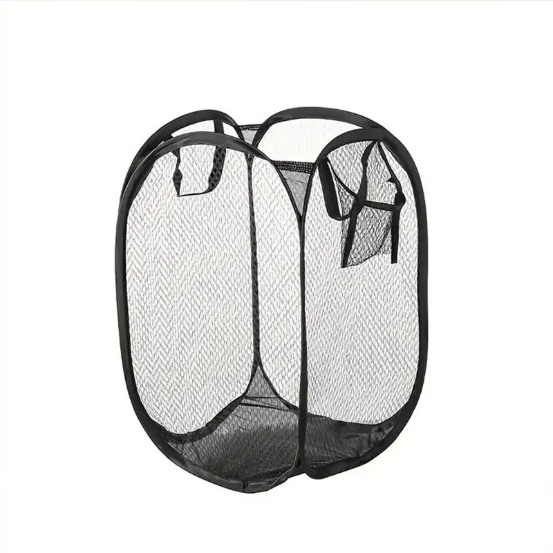 Large Portable Mesh Pop-up Laundry Basket, Laundry Basket, Foldable Dirty Clothes Storage Basket, Large Capacity Storage Basket