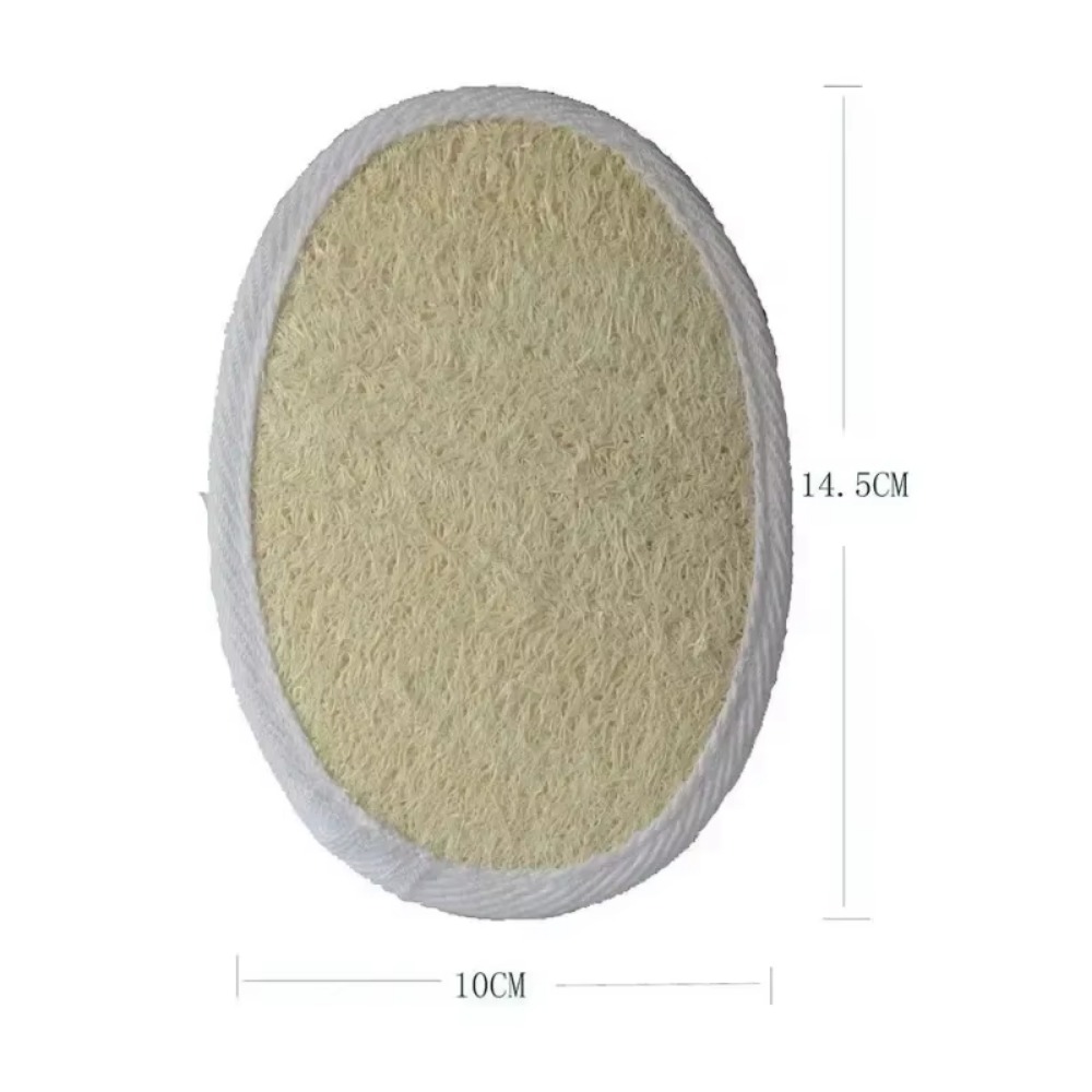 Escova de banho de bucha natural, esfoliante corporal macio, chuveiro, esponja esfoliante, massageador, limpeza profunda, ferramentas de banho