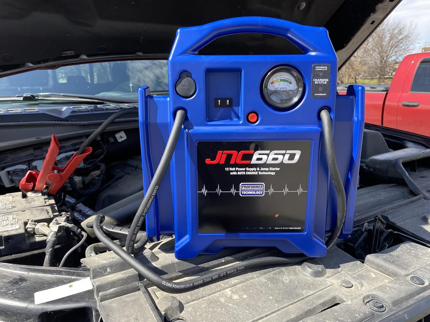 Jump-N-Carry JNC660 1700 Peak Amp 12 Volt Jump Starter , Blue