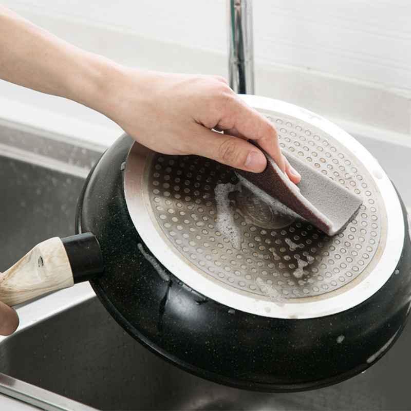 Diamond Sponge Wipe Kitchen Cleaning Magic Wipe Home Stain Removal and Scale Removal Tool Sponge Dishwasher Wipe Cleaning Brush