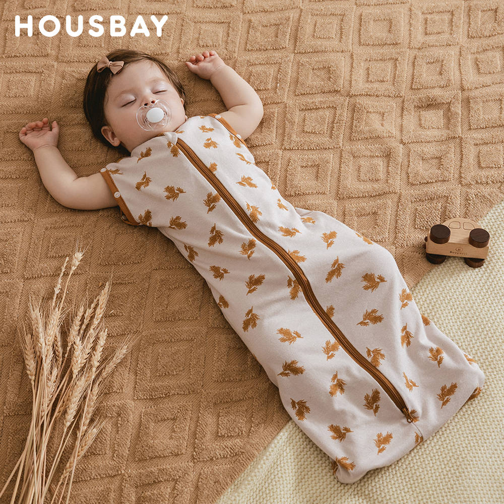 Saco de dormir para bebé recién nacido, saco de dormir sin mangas, fino de verano, 100% algodón, suave, bolsa para cambiar pañales con cremallera de 2 vías
