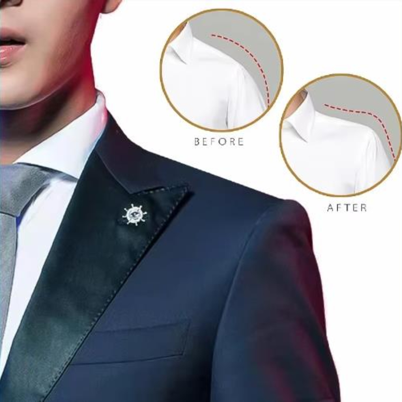 1 คู่ Unisex ไหล่ Pad Anti-SLIP Self-Adhesive ไหล่ Enhancer Pad เหมาะสําหรับเสื้อกันหนาวเสื้อยืดชุดอุปกรณ์เย็บผ้า