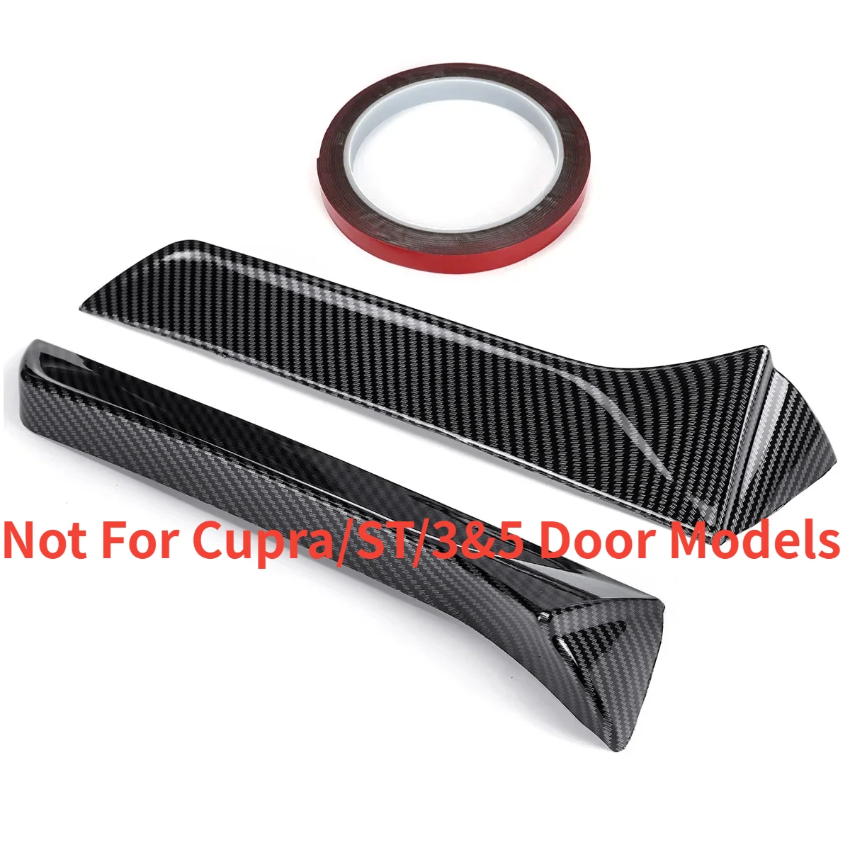 車の窓用リアスポイラー,シートレオン5f互換mk3 mk3.5 5ドアルーフ,サイドエッジ,リアカバー,トランク,リップ