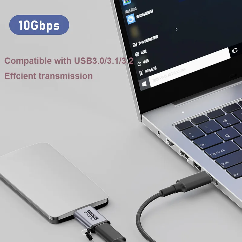 Переходник Micro B USB C 3.0 «папа» на «мама» типа C Разъем USB3.0 Micro B для внешнего жесткого диска Кабель-адаптер HDD