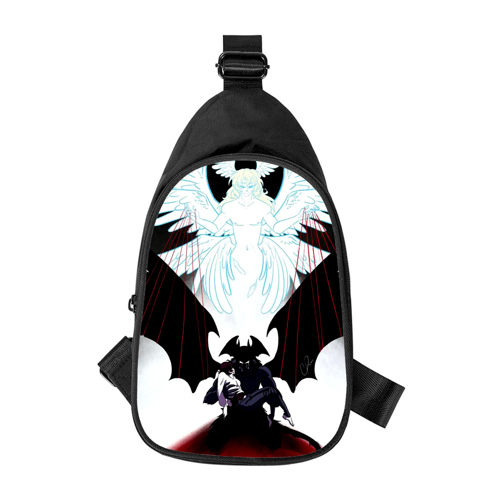 Devilman Crybaby Anime 3D-Druck neue Männer Kreuz Brusttasche diagonal Frauen Umhängetasche Ehemann Schule Hüft tasche männliche Brust packung