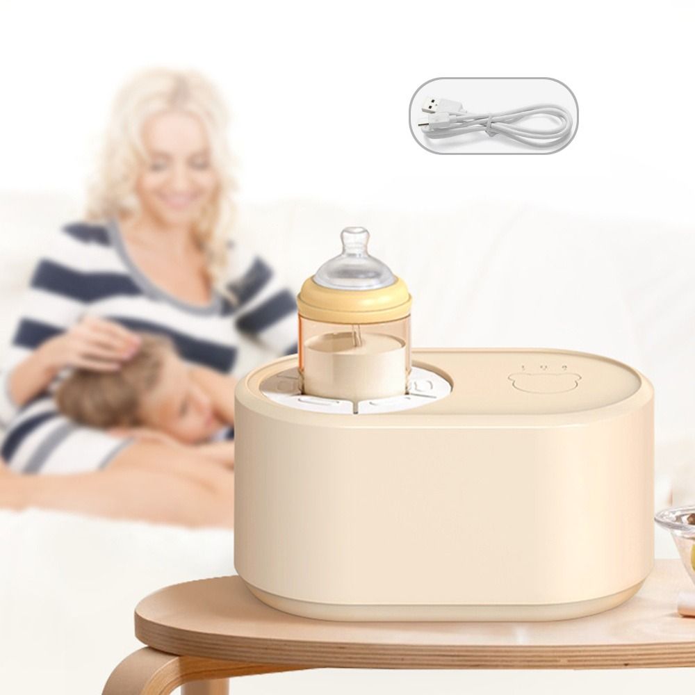 Регулируемый подогреватель бутылочек с молоком, 3 режима с функцией встряхивания, электрический блендер для молока, удобный, простой в использовании, безводный подогреватель бутылочек