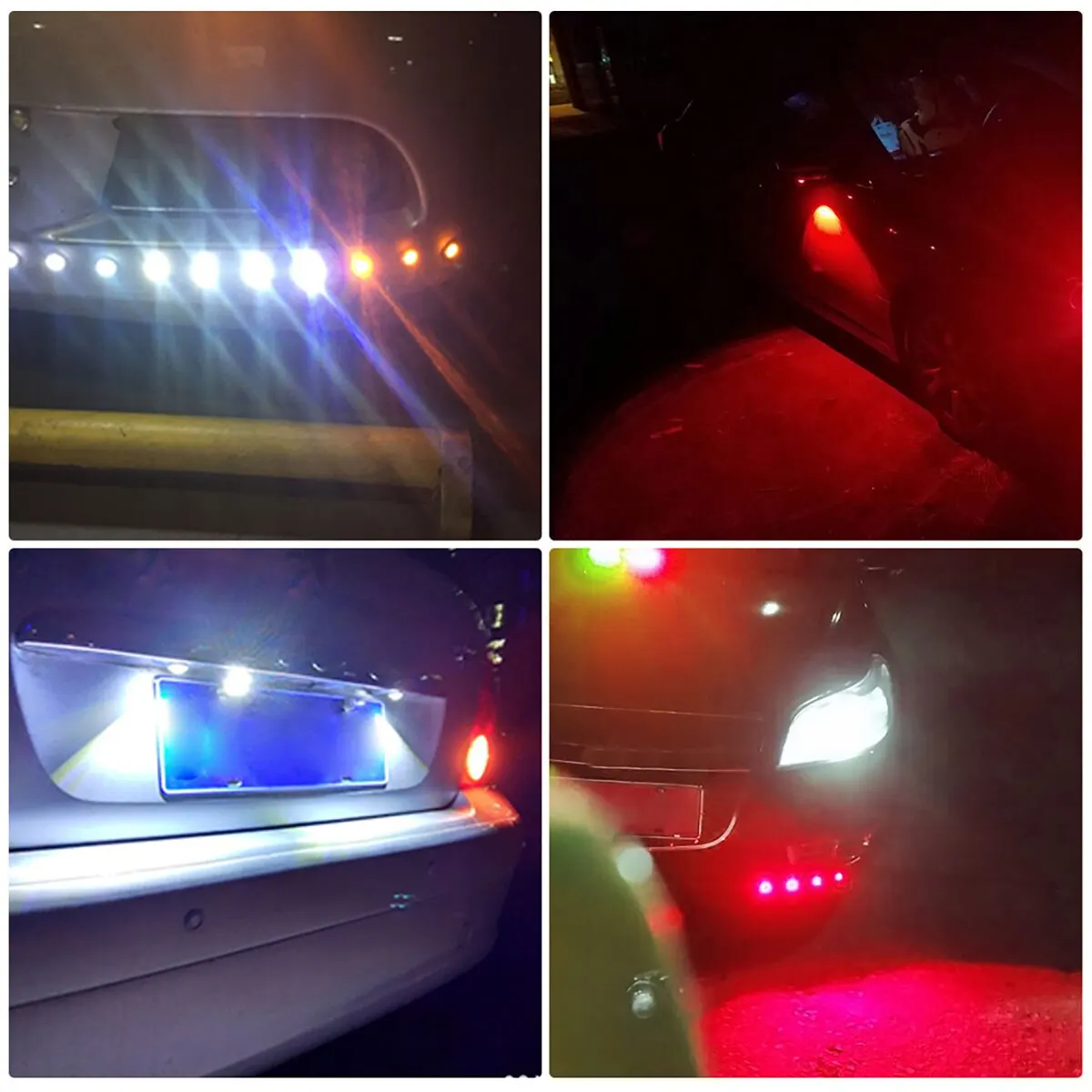2 個オートバイ LED イーグルアイライトターンシグナルインジケーター超高輝度 Led バイク自動リアテールブレーキランプフォグドライビングライト