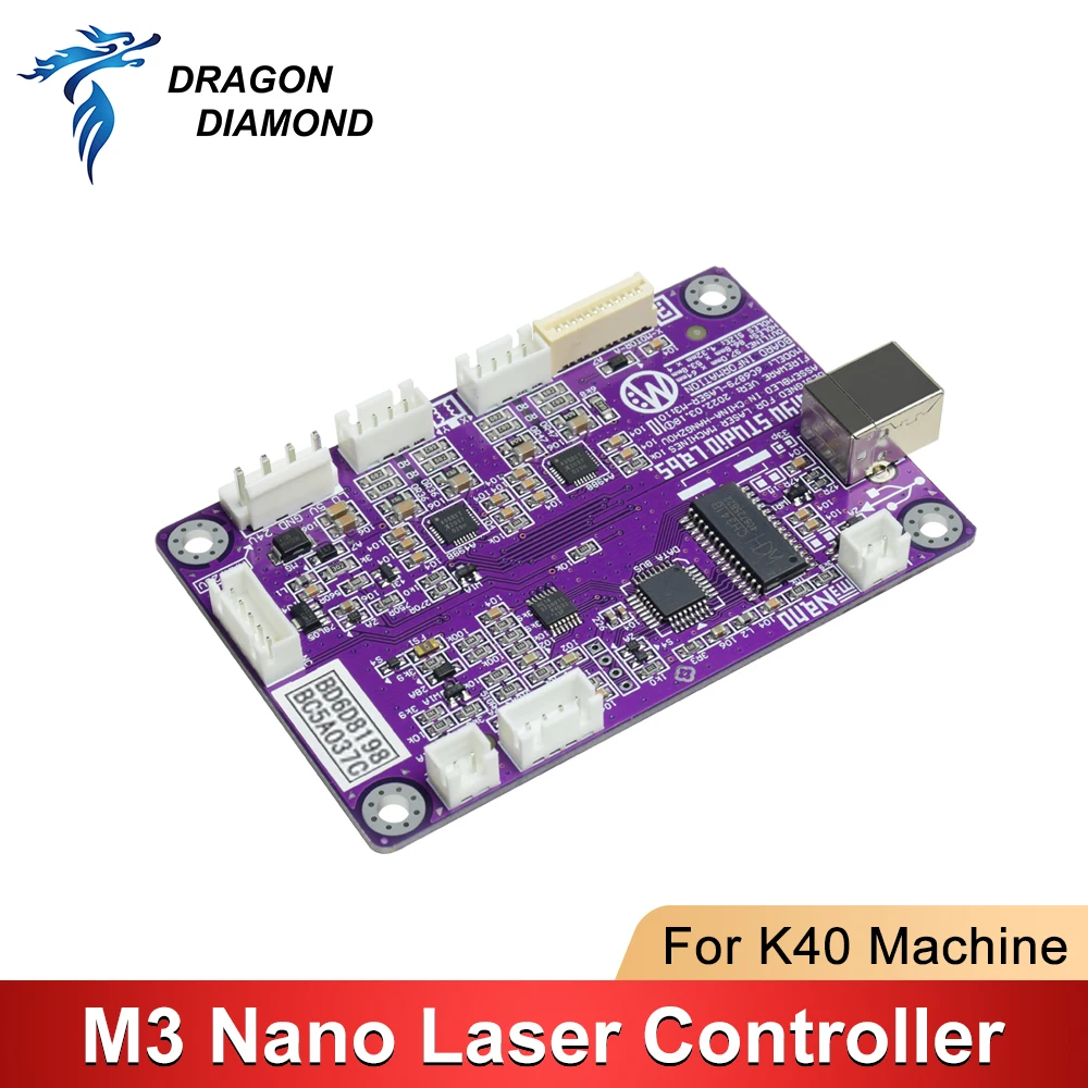 LIHUIYU M2 M3 Nano controlador láser placa principal madre con Panel de Control Dongle DIY sistema cortador de grabado 3020 3040 K40 máquina